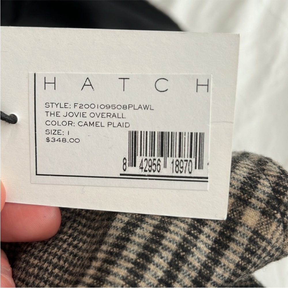 Hatch Checkered Overalls size 1 - Picture 3 of 3